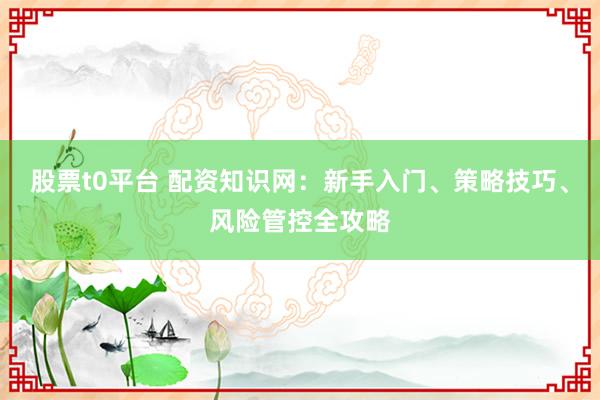股票t0平台 配资知识网：新手入门、策略技巧、风险管控全攻略